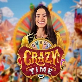 Crazy Time logo by Evolution at Gambloria Casino