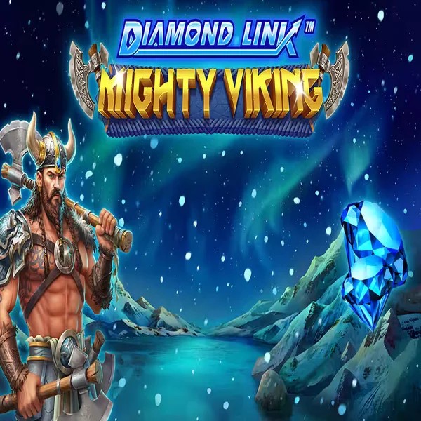 Diamond Link Mighty Viking logo by Greentube at Gambloria Casino