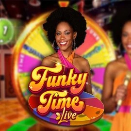 Funky Time game by Evolution – logo hosted on Gambloria Casino