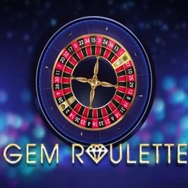 Gem Roulette slot logo by iSoftBet at Gambloria Casino