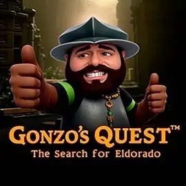 Gonzo's Quest slot logo by NetEnt at Gambloria CasinoGonzo's Quest