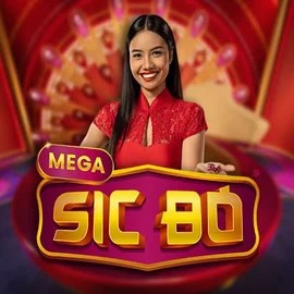 Official Live Casino logo: Mega Sic Bo by Pragmatic Play at Gambloria Casino